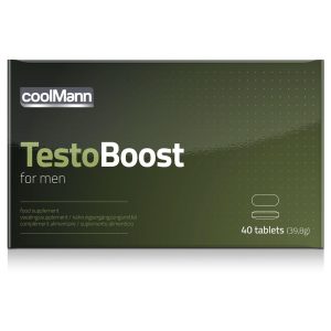 Supliment alimentar CoolMann – TestoBoost, pentru stimularea testosteronului și potenței masculine, 40 buc