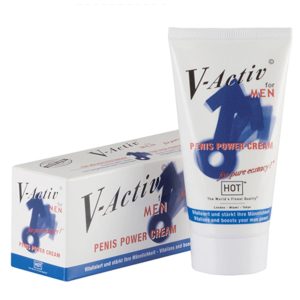 Cremă intimă pentru bărbați Hot - V-Activ Penis Power, stimulează potența, 50 ml