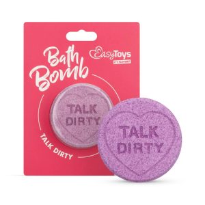 Bombă de baie EasyToys - Bath Bomb “Talk Dirty”, cu aromă de pepene roșu, 60 g