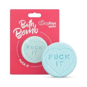 Bombă de baie EasyToys - Bath Bomb “Fuck It”, cu aromă de fructe de pădure, 60 g