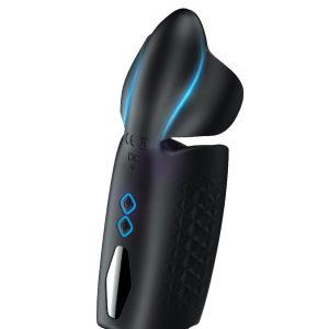 Masturbator B-Series - Amanda Multi-function Stroker, pentru stimulare intensă, 10 funcții de vibrații, negru