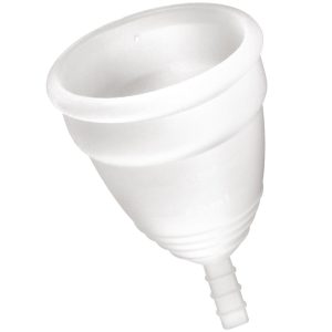 Cupă menstruală Yoba - Nature Santé, albă, mărime S