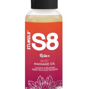 Ulei de masaj S8 Relax - Green Tea & Lilac Blossom, ceai verde si liliac, 125 ml