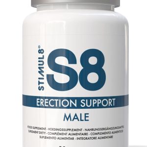 Supliment alimentar S8 - Erection Support, pentru erecții puternice, energie și performanțe sexuale îmbunătățite, 30 buc