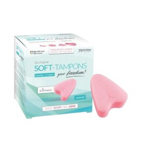 Tampoane intime JoyDivision – Soft Tampons Normal, pentru contact sexual în timpul menstruației, 3 buc