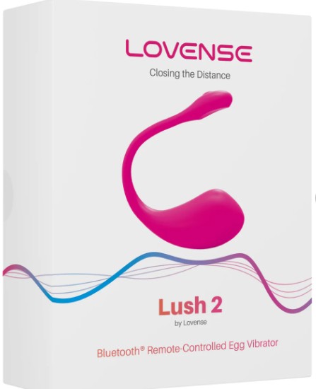 Vibrator LOVENSE - LUSH 2, control prin aplicatie, pentru stimularea punctului G, clitorisul si penisul in cazul penetrarii, 15 cm, culoarea roz