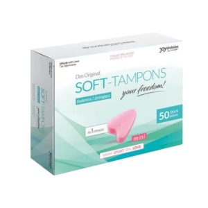 Tampoane intime JoyDivision – Soft Tampons Mini , pentru contact sexual în timpul menstruației, 50 buc