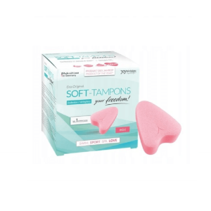 Tampoane intime JoyDivision – Soft Tampons Mini, pentru contact sexual în timpul menstruației, 3 buc