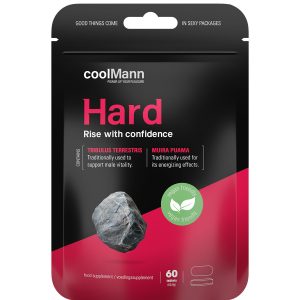 Supliment alimentar CoolMann – Hard, pentru sustinerea fermitatii erectiei si a vitalitatii masculine, 60 capsule