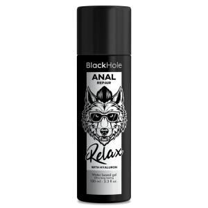 Lubrifiant anal Black Hole – Anal Relax cu efect de dilatare și relaxare, cu acid hialuronic, pe bază de apă, 100 ml