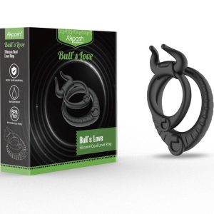 Inel Armony – Bull’s Pasion, din silicon medical, negru
