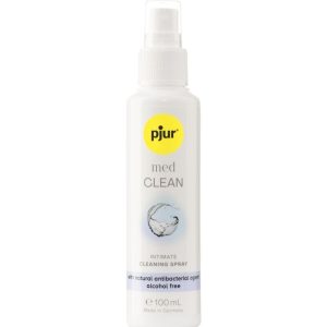 Spray igienizant Pjur – MED Cleaner fără alcool, pentru curățarea delicată a pielii și zonei intime, 100 ml