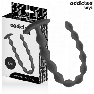 Plug anal ADDICTED TOYS – Extra Long Silicone Anal Plug, design progresiv extra-lung, silicon medical, 55 cm