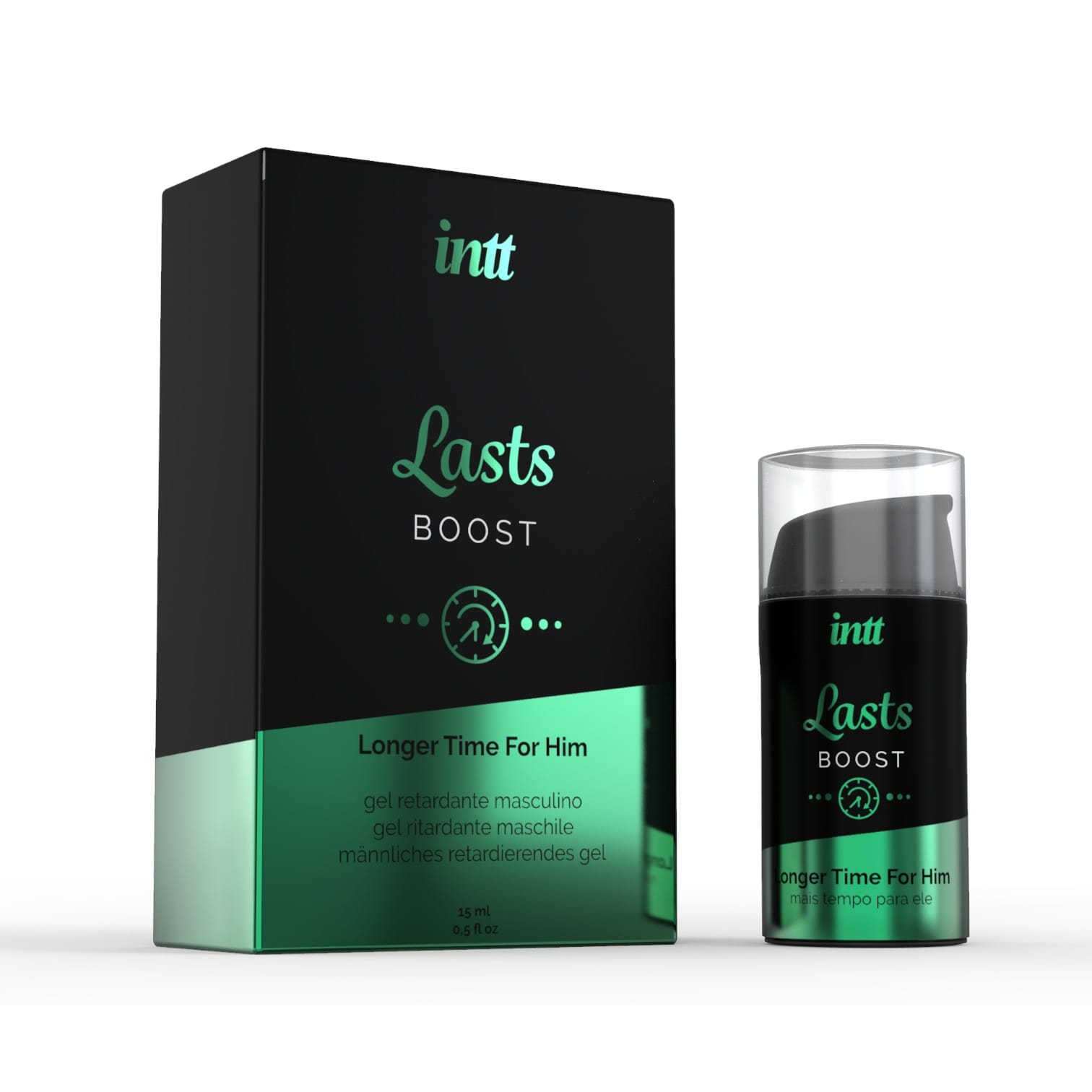 Gel INTT – Lasts Boost, pentru întârzierea ejaculării, 15 ml