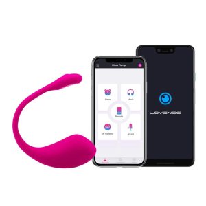 Vibrator LOVENSE - Lush 2, pentru stimularea clitorisului și punctului G, control prin aplicație, roz