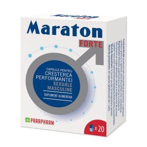 Supliment alimentar MARATON Forte, pentru îmbunătățirea performanțelor sexuale, 20 buc