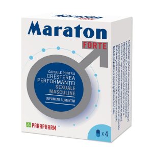 Supliment alimentar MARATON Forte, pentru îmbunătățirea performanțelor sexuale, 4 buc