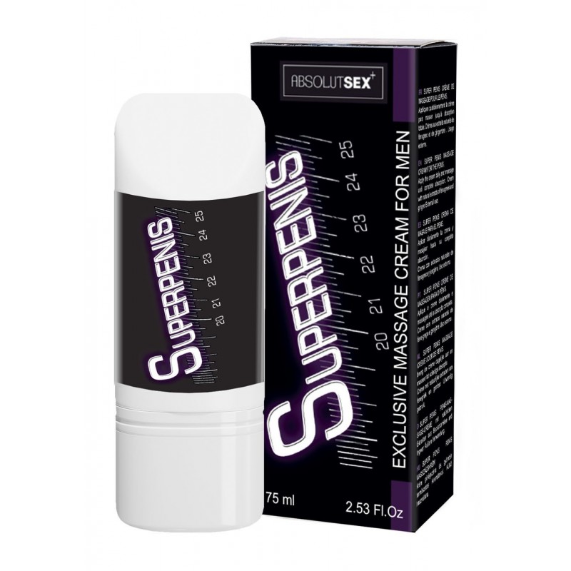 Crema Absolut Sex - Super Penis, pentru marirea penisului si stimularea erectiei, 75 ml